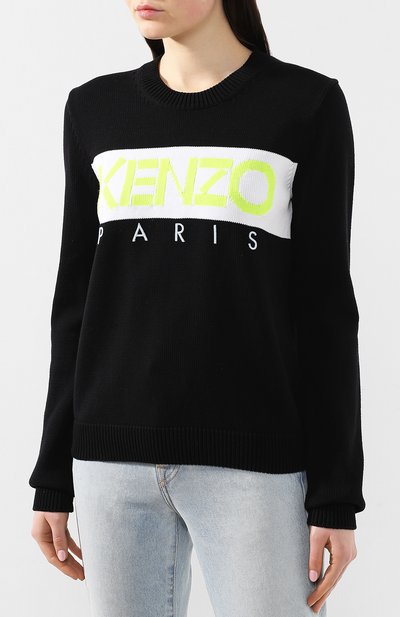Хлопковый пуловер KENZO, арт. 2T0573808, фото 3
