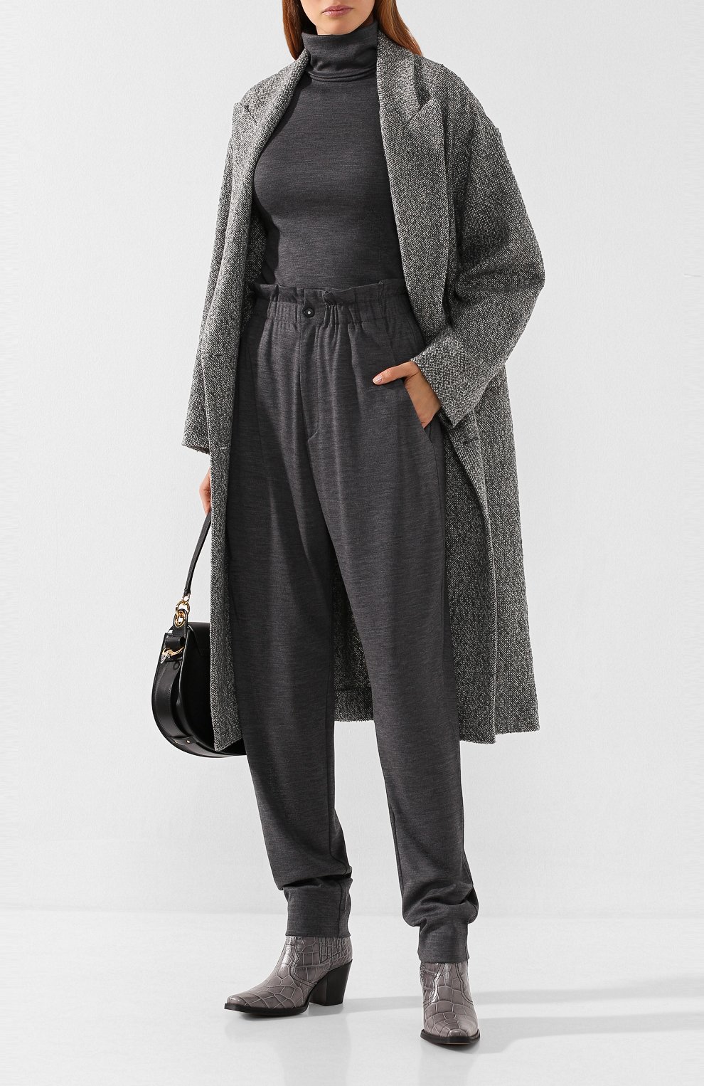 Шерстяные брюки ISABEL MARANT, арт. PA1456-19H029I/DURNER, фото 2