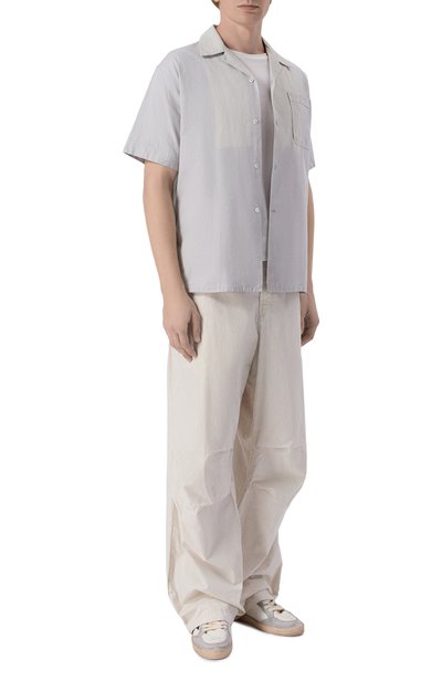 Хлопковая рубашка MAISON MARGIELA серого цвета по цене 89950 руб., арт. S50DR0014/M35688, фото 2 Хлопковая рубашка MAISON MARGIELA, арт. S50DR0014/M35688, фото 2
