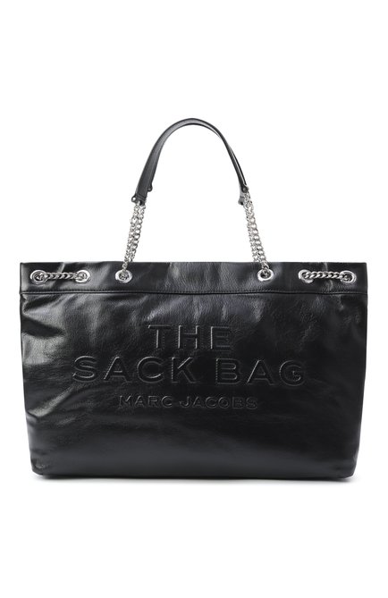 Женская сумка the sack MARC JACOBS (THE) черного цвета, арт. 2S5HSH025H02 | Фото 1 (Автоматизация состава: Проставлено; Материал: Натуральная кожа; Размер: large; Автоматизация ТО: Проставлено)