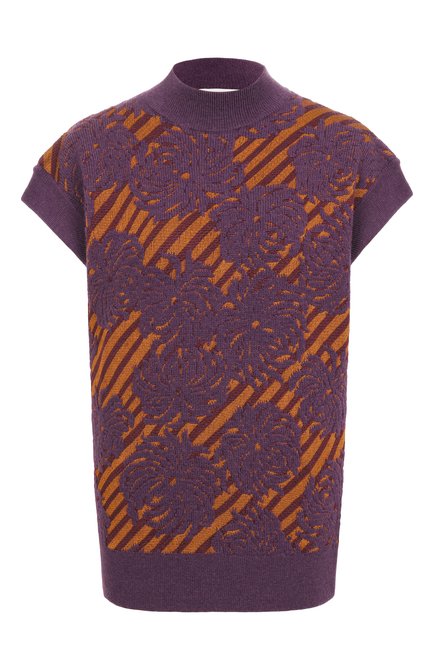 Женский жилет из шерсти и вискозы DRIES VAN NOTEN, арт. 011238-2731-404