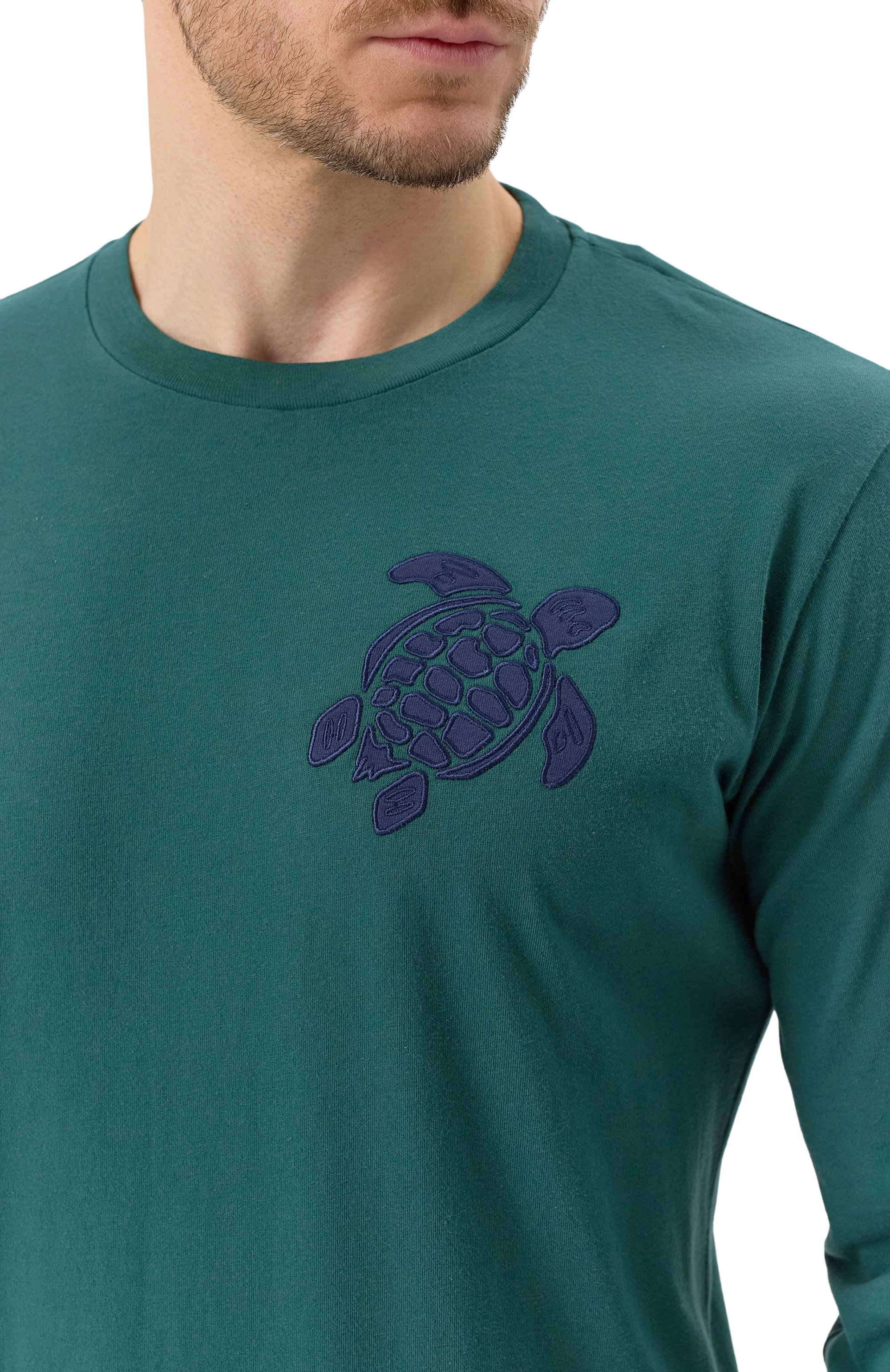 Хлопковый лонгслив VILEBREQUIN, арт. VBMTS0008-V76/03059, фото 5