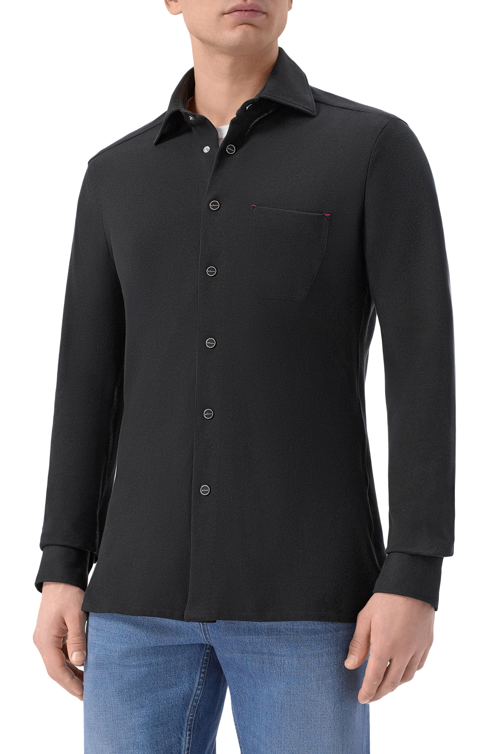 Хлопковая рубашка KITON, арт. UMCNERHH09601, фото 3