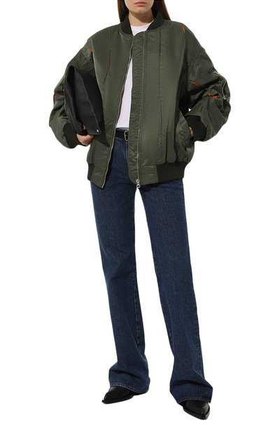 Бомбер RED SEPTEMBER хаки цвета по цене 60000 руб., арт. 324.01.55.01.1, фото 2 Бомбер RED SEPTEMBER, арт. 324.01.55.01.1, фото 2