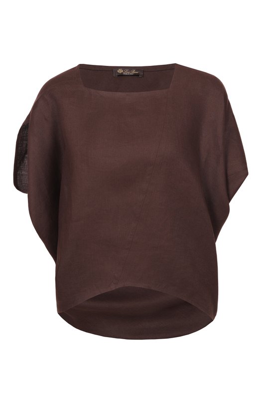 Льняной топ Loro Piana FAP2894 Коричневый FAP2894