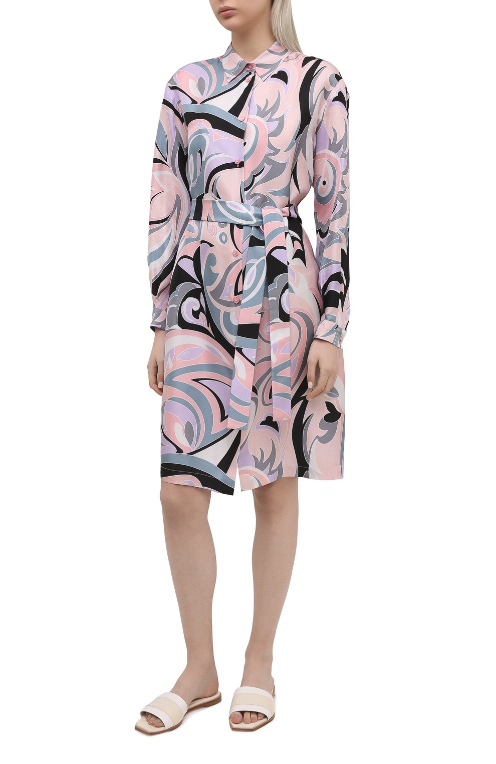 Шелковое платье EMILIO PUCCI, арт. 1ERG56/1E759, фото 3