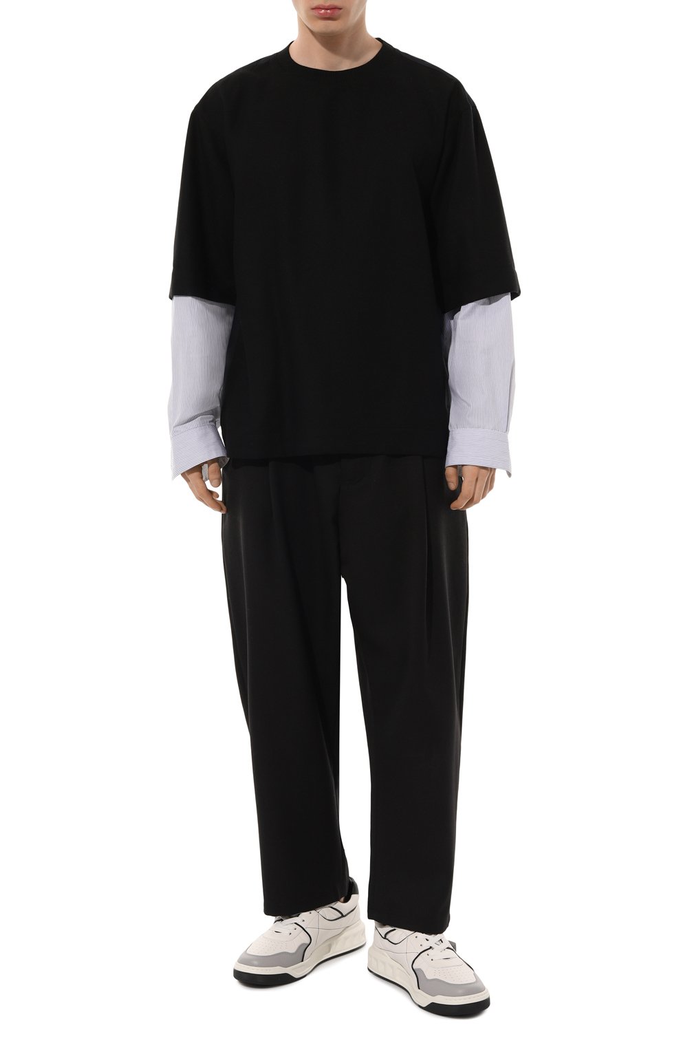 Кожаные кеды one stud VALENTINO, арт. 5Y2S0E71/NWN, фото 2