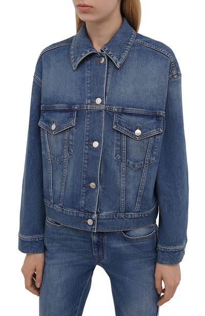 Джинсовая куртка STELLA MCCARTNEY синего цвета по цене 94850 руб., арт. 603705/S0H47, фото 3 Джинсовая куртка STELLA MCCARTNEY, арт. 603705/S0H47, фото 3
