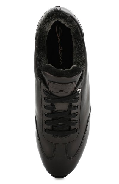 Кожаные кроссовки SANTONI, арт. MBLC21185NGNPKSTG62, фото 5