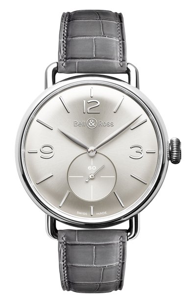 Мужские часы argentium silver BELL AND ROSS, арт. BRWW1-ME-AG-SI/SCR