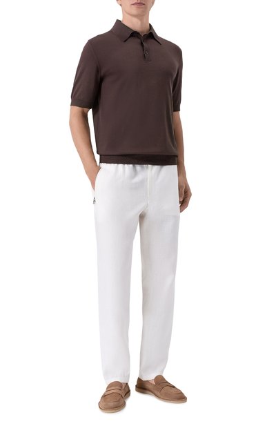 Льняные брюки DOLCE & GABBANA, арт. GVZAET/GG862, фото 2