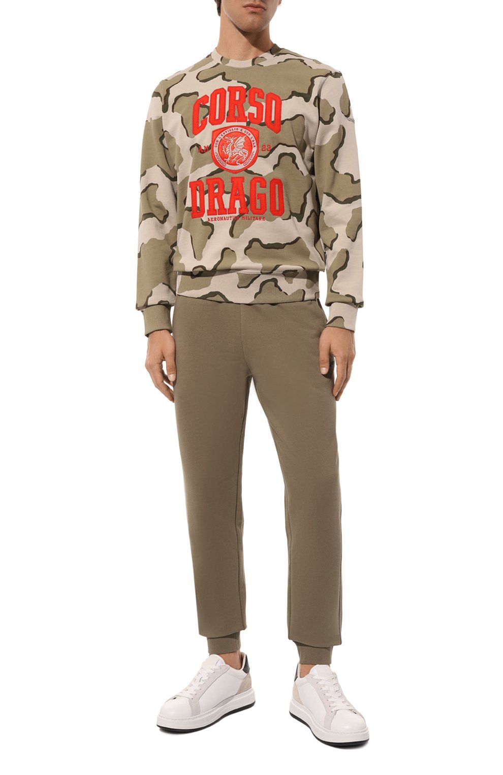 Хлопковые джоггеры AERONAUTICA MILITARE, арт. 242PF945F511, фото 2