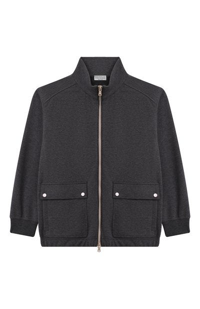 Хлопковая толстовка BRUNELLO CUCINELLI, арт. BN05NE291B