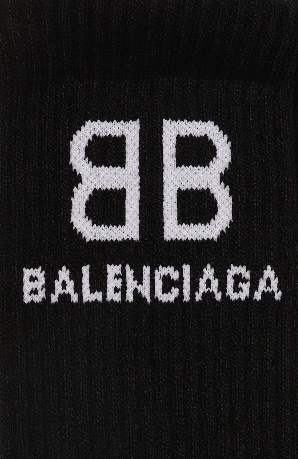 Хлопковые носки BALENCIAGA черного цвета по цене 14550 руб., арт. 656963/372B4, фото 2 Хлопковые носки BALENCIAGA, арт. 656963/372B4, фото 2