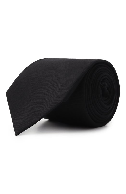 Шерстяной галстук Kiton UCRVKPK0127021 Чёрный UCRVKPK0127021