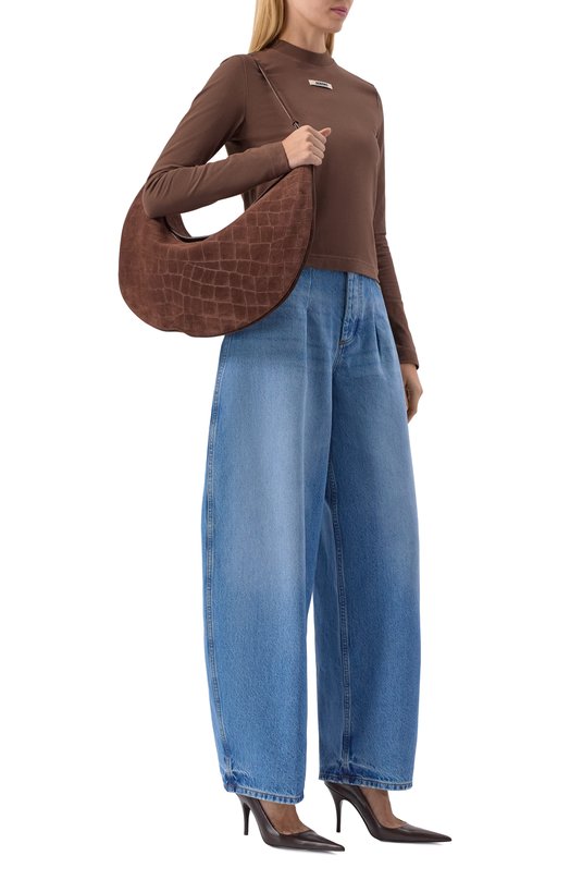 Сумка Le Calisso Rond Jacquemus 25HBAW00437/AC07A09 Коричневый  25HBAW00437/AC07A09 Фото 7