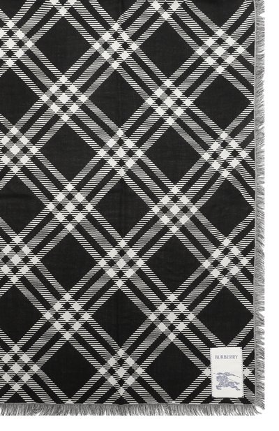 Шарф из шерсти и шелка BURBERRY, арт. 8110162, фото 4