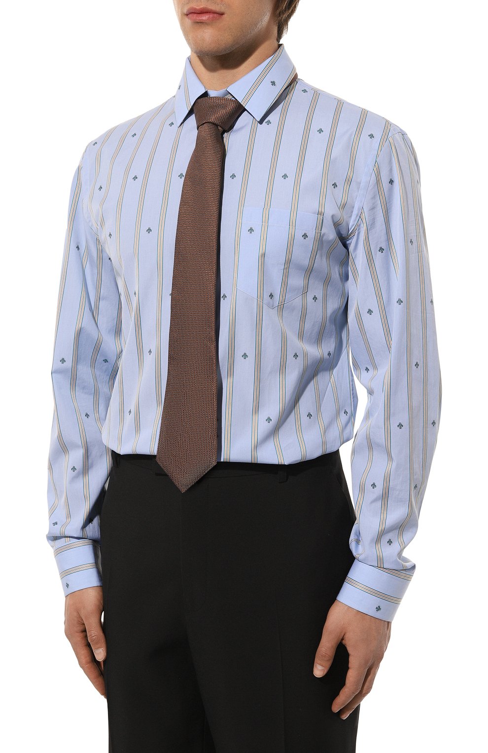 Хлопковая сорочка GUCCI, арт. 625883 ZAEDH, фото 3