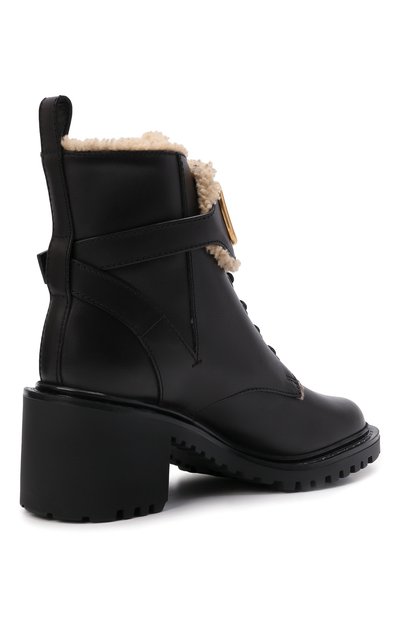 Кожаные ботильоны vlogo VALENTINO, арт. WW2S0AH7/JVA, фото 4