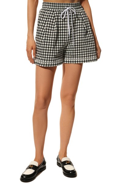 Хлопковые шорты MIU MIU, арт. MJP271-10OP-F0967, фото 3