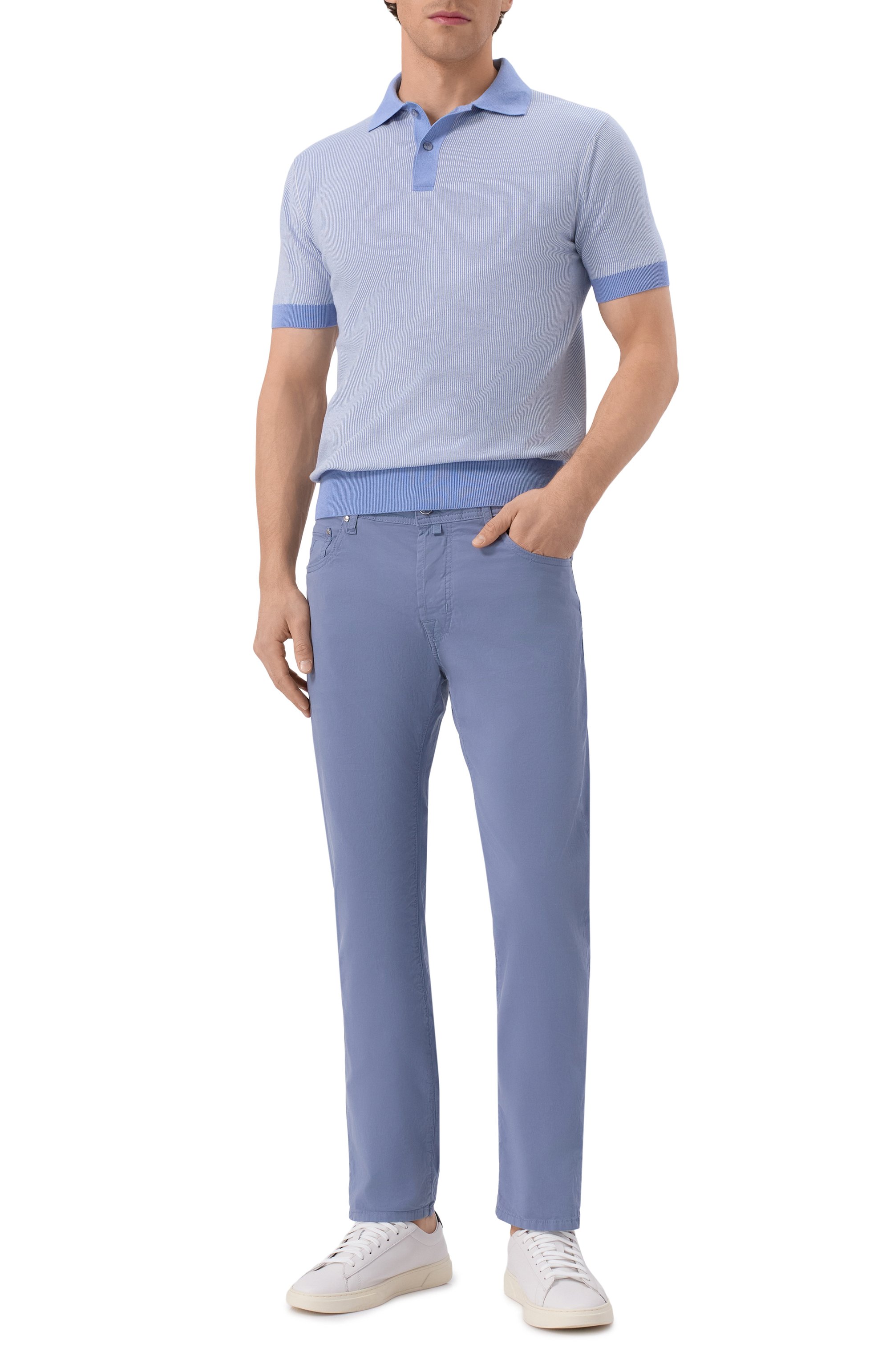 Поло из хлопка и кашемира PAUL&SHARK, арт. 25411604, фото 2