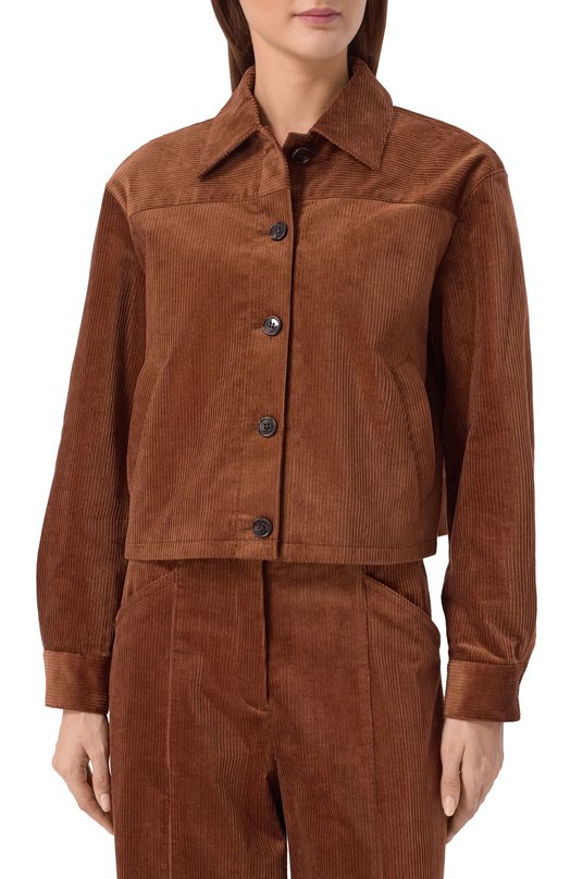 Вельветовая куртка Theory P1004102 Коричневый  P1004102 Фото 3