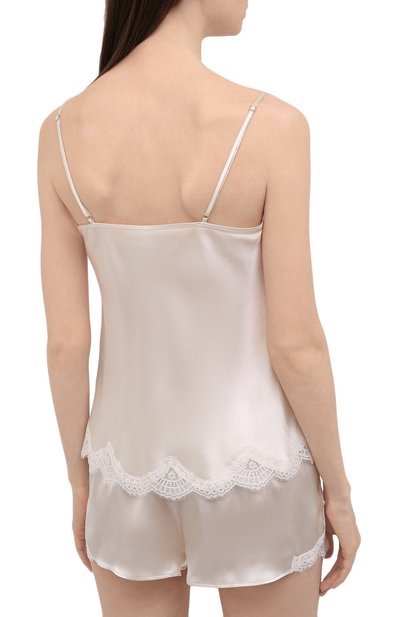 Шелковый топ AUBADE молочного цвета по цене 17370 руб., арт. QS38, фото 4 Шелковый топ AUBADE, арт. QS38, фото 4