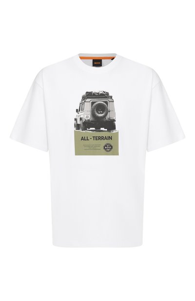 Мужская хлопковая футболка BOSS ORANGE, арт. 50546958