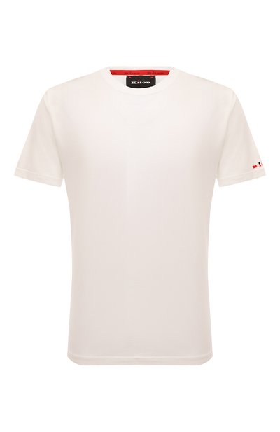 Мужская хлопковая футболка KITON, арт. UK1165W23