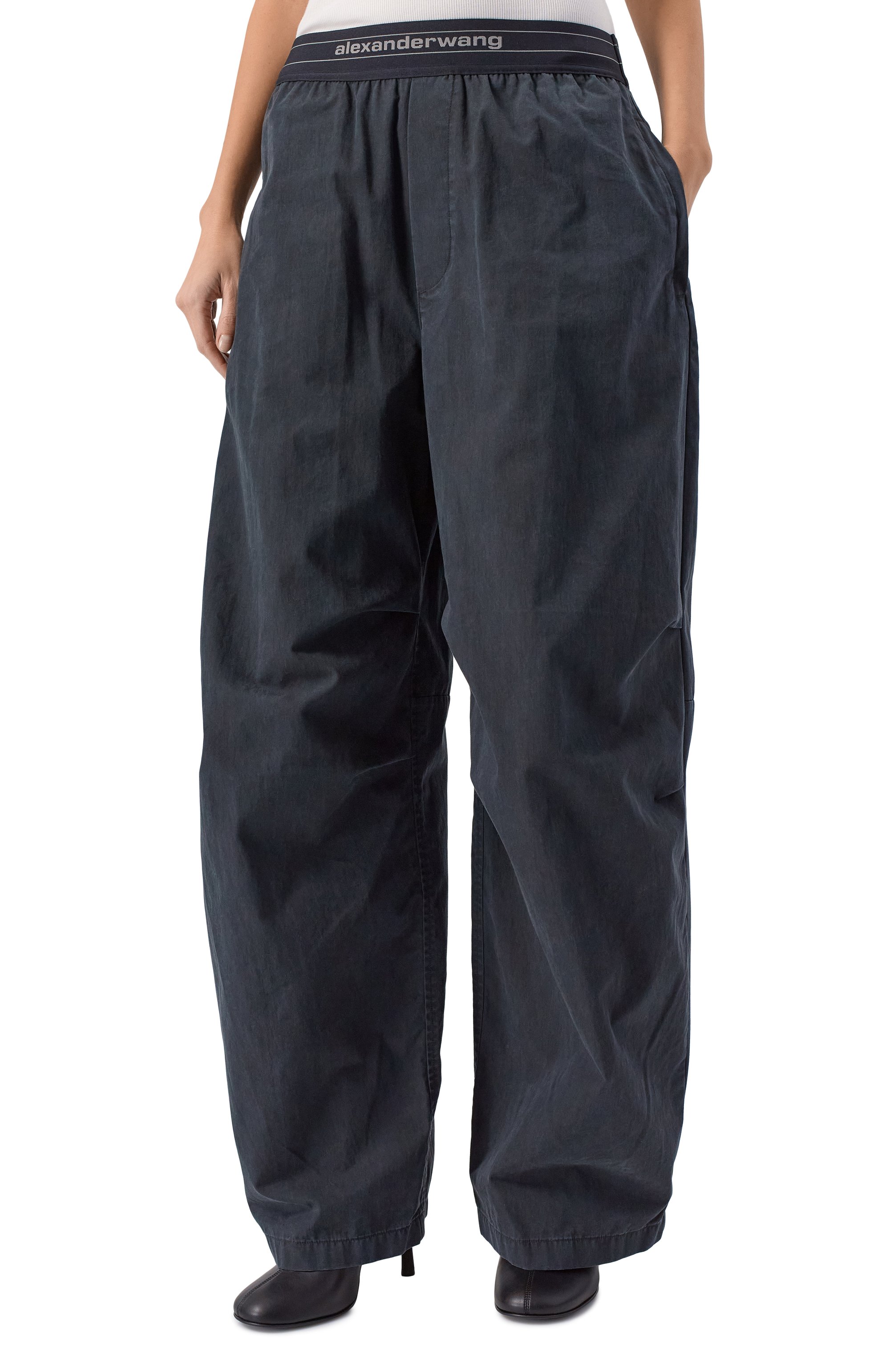 Хлопковые брюки ALEXANDER WANG, арт. 1WC4254924, фото 3