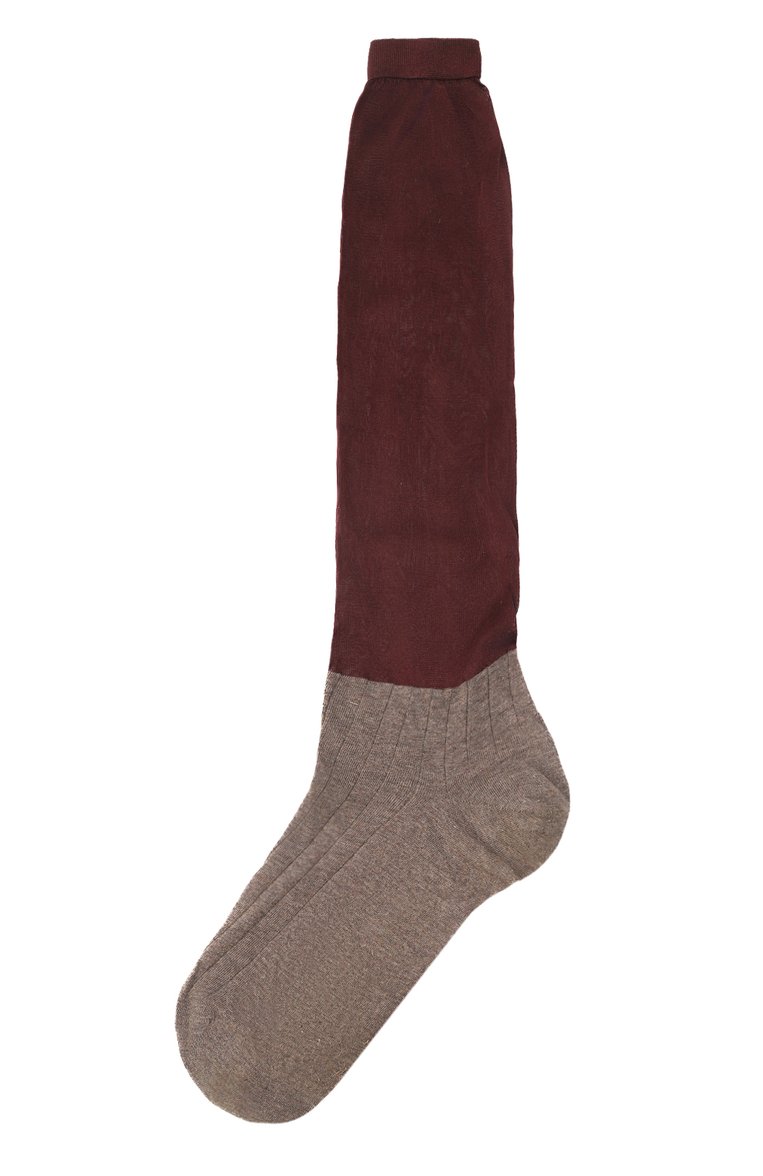 Гольфы из хлопка и шелка MAISON MARGIELA, арт. S50TL0037/S18440, фото 1