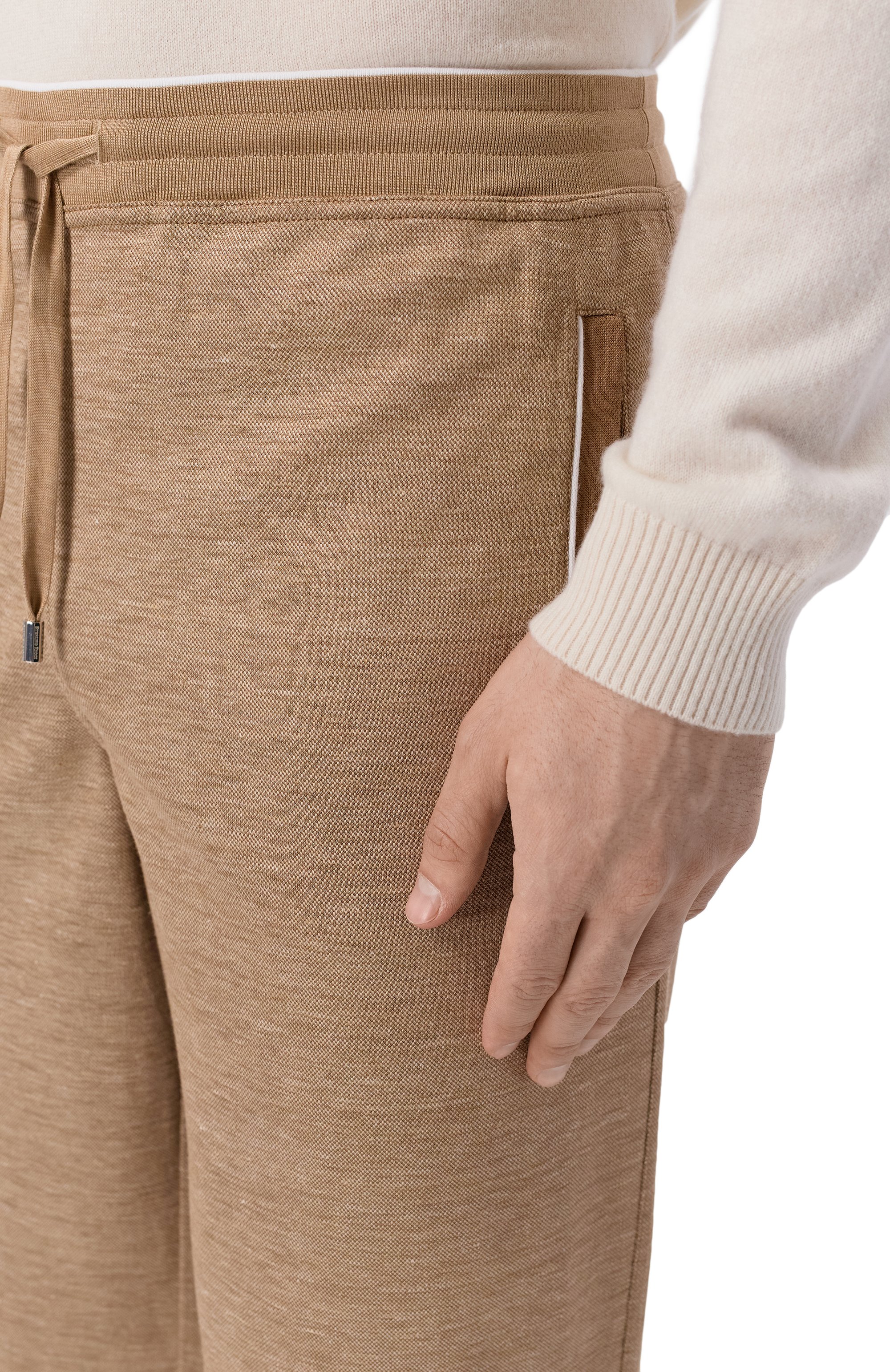 Брюки из шелка и льна STEFANO RICCI, арт. K919052P3D/T26103, фото 5