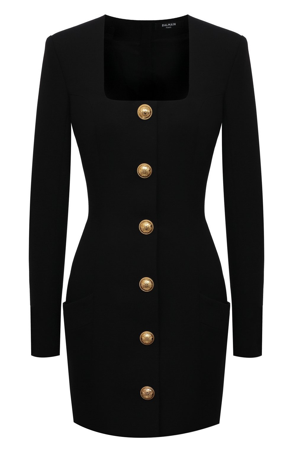 Шерстяное платье BALMAIN, арт. VF16234/167L, фото 1