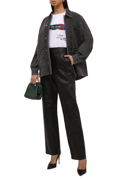 Хлопковая футболка DOLCE & GABBANA белого цвета по цене 72750 руб., арт. F8P13T/HU7H8, фото 2 Хлопковая футболка DOLCE & GABBANA, арт. F8P13T/HU7H8, фото 2