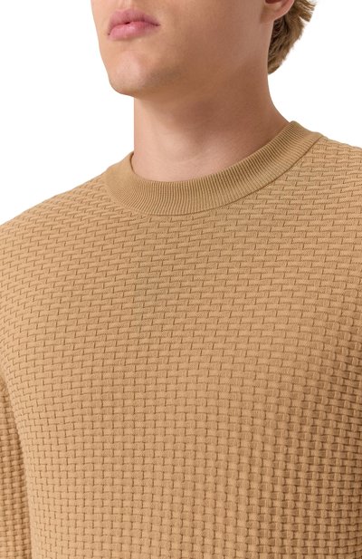 Хлопковый джемпер BOSS, арт. 50545283, фото 5