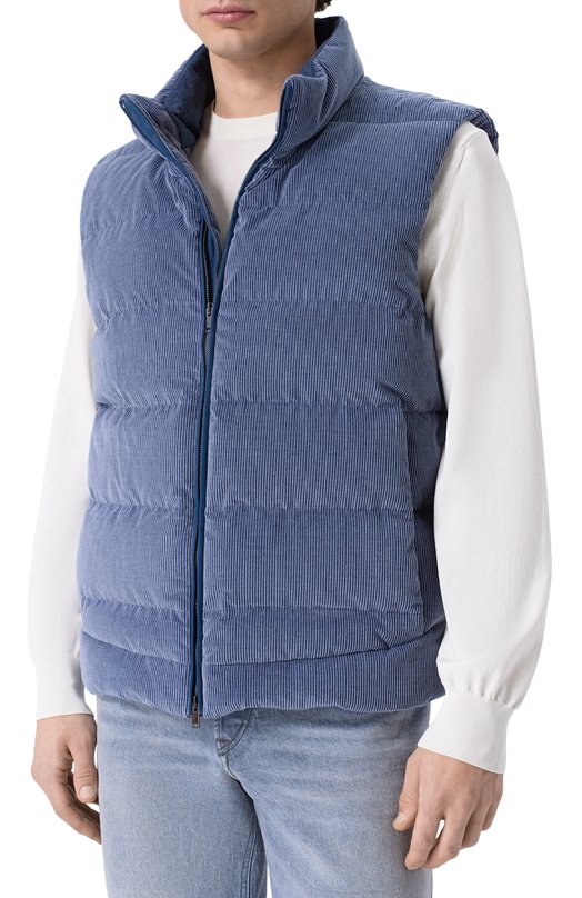 Вельветовый жилет MVST M25.1MM.0013_001 Голубой  M25.1MM.0013_001 Фото 3