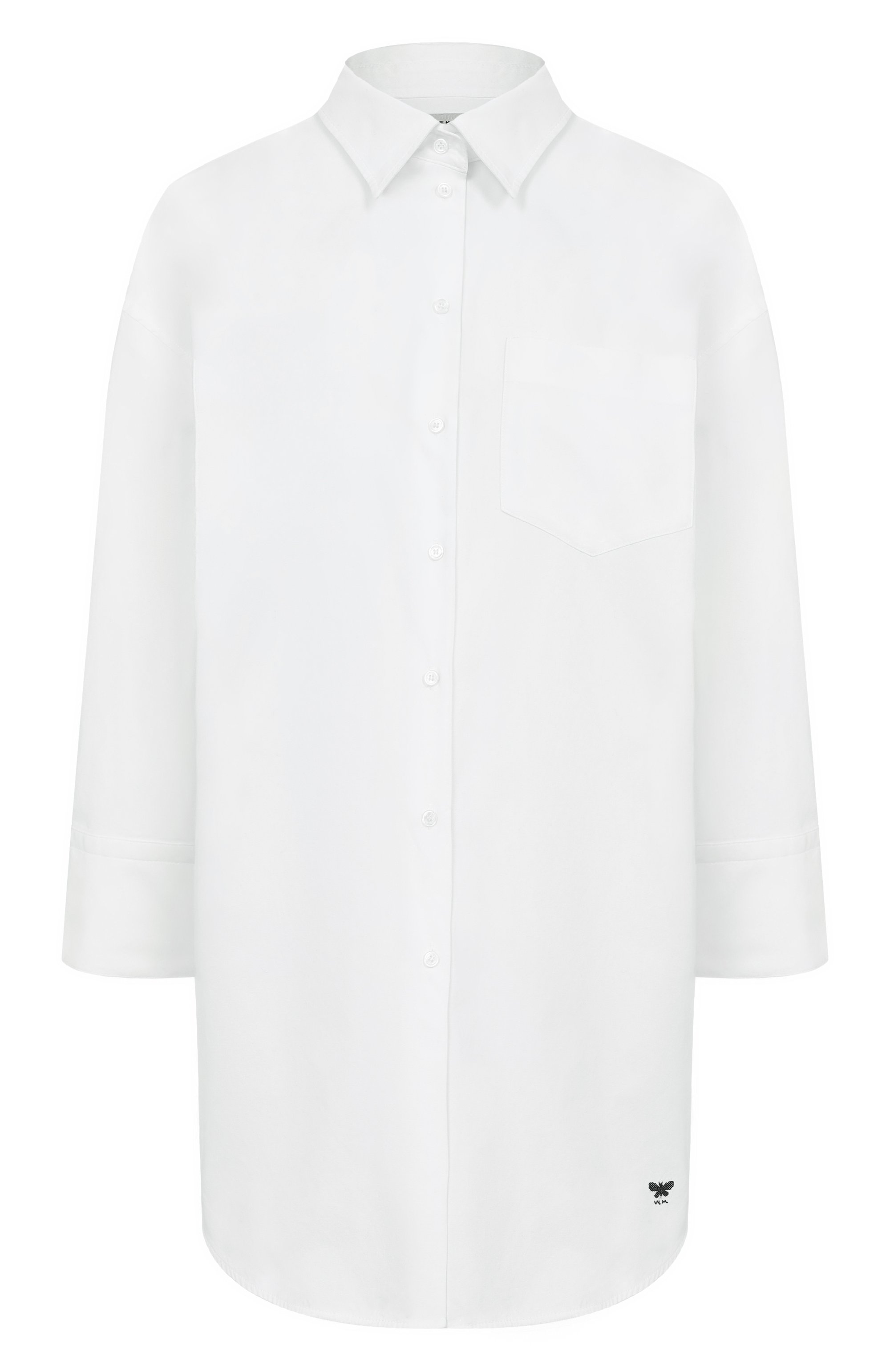 Хлопковая рубашка WEEKEND MAX MARA белого цвета по цене 29950 руб., арт. QUEVA, фото 1 Хлопковая рубашка WEEKEND MAX MARA, арт. QUEVA, фото 1