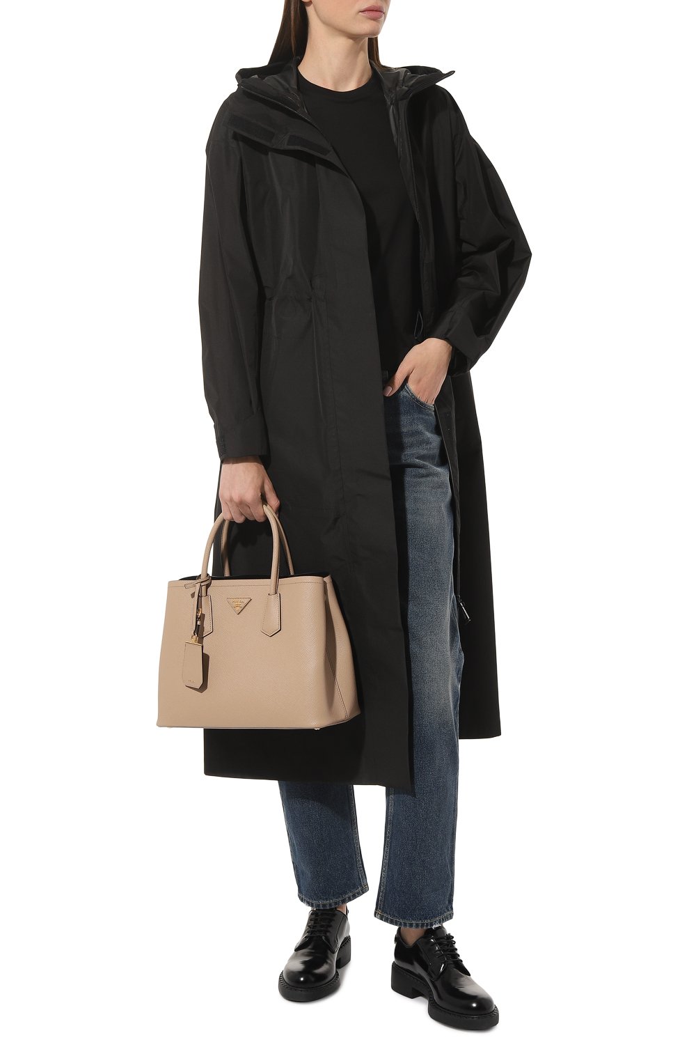 Сумка PRADA бежевого цвета по цене 365000 руб., арт. 1BG775-2A4A-F0LL5-OOO, фото 7 Сумка PRADA, арт. 1BG775-2A4A-F0LL5-OOO, фото 7