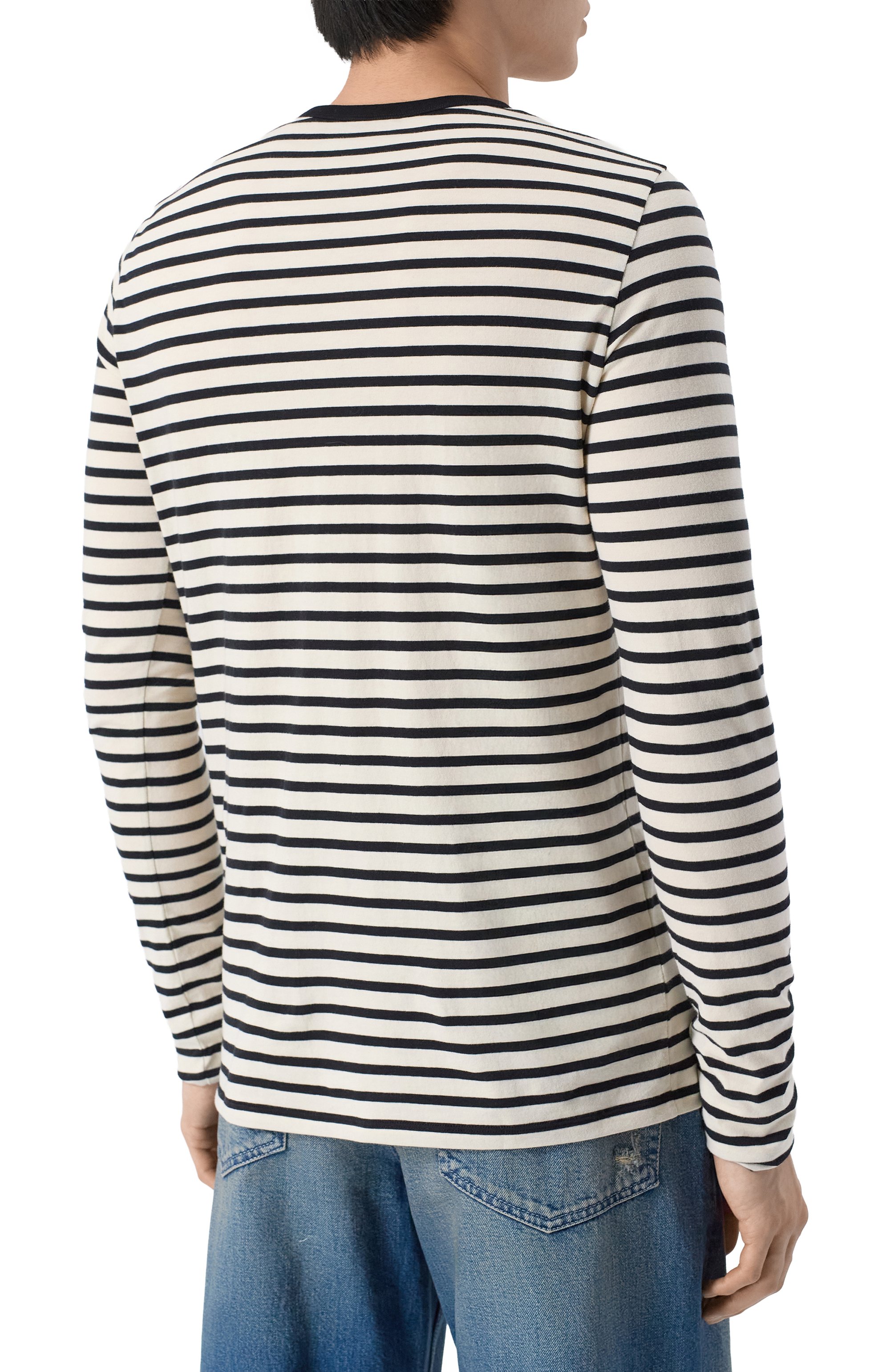 Хлопковый лонгслив ANN DEMEULEMEESTER, арт. B0011646/FA717, фото 4