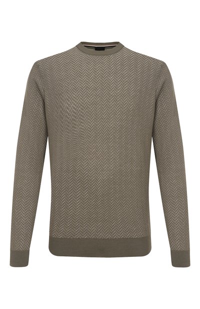 Мужской джемпер из шерсти и хлопка BOSS, арт. 50549985