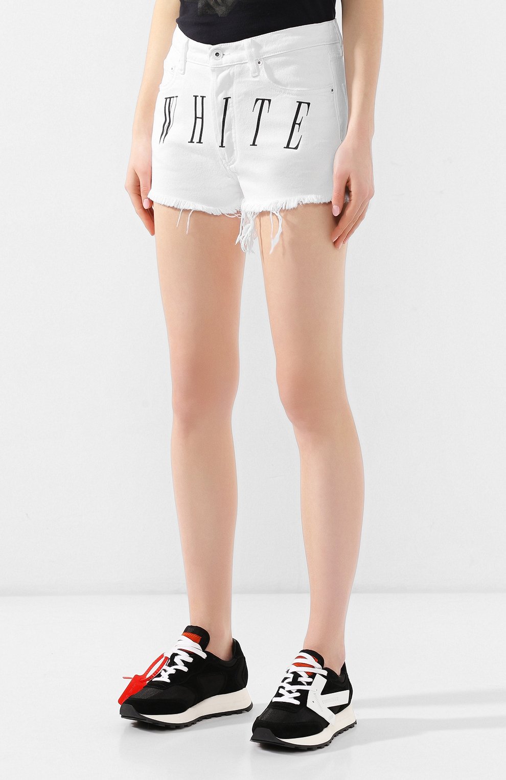 Джинсовые шорты OFF-WHITE, арт. 0WYC002S19D620460110, фото 3