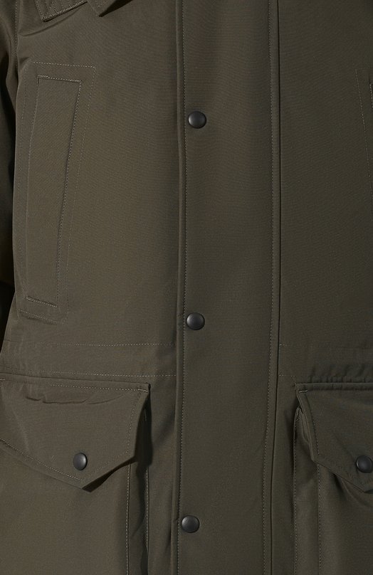 Пуховая парка CHILL с меховой отделкой Arctic Explorer CHILL_HKI Хаки  CHILL_HKI Фото 5