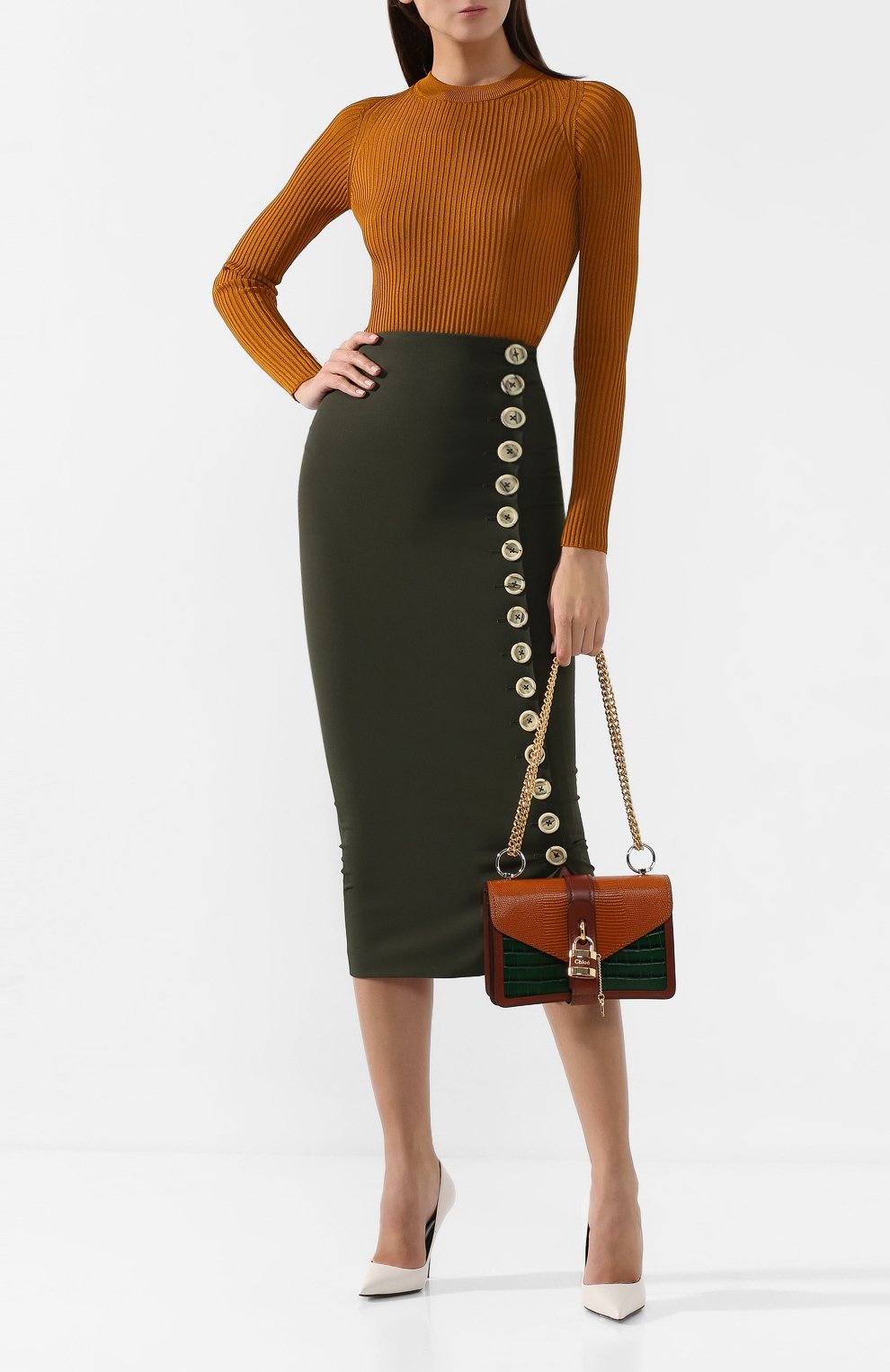 Сумка aby chain CHLOÉ, арт. CHC19WS206C01, фото 2