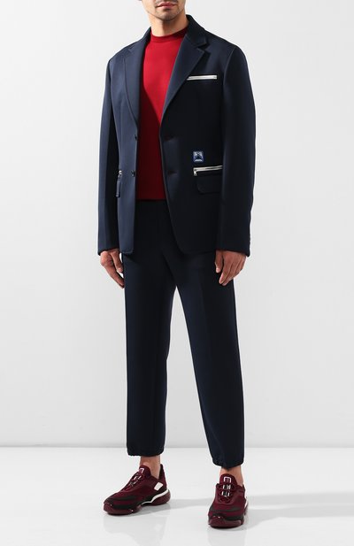 Хлопковая футболка PRADA, арт. UJN558-QYR-F0041, фото 2