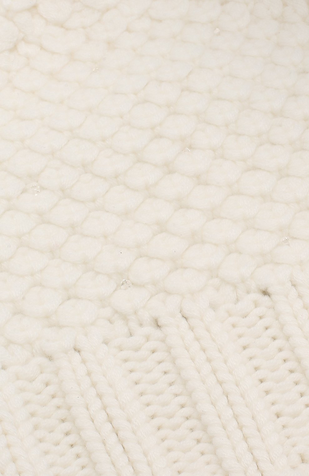 Кашемировая шапка gray glace фактурной вязки LORO PIANA, арт. FAI3508, фото 3