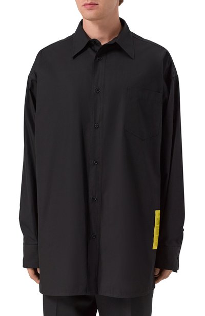 Хлопковая рубашка MM6, арт. SH0DT0034/M35480, фото 3