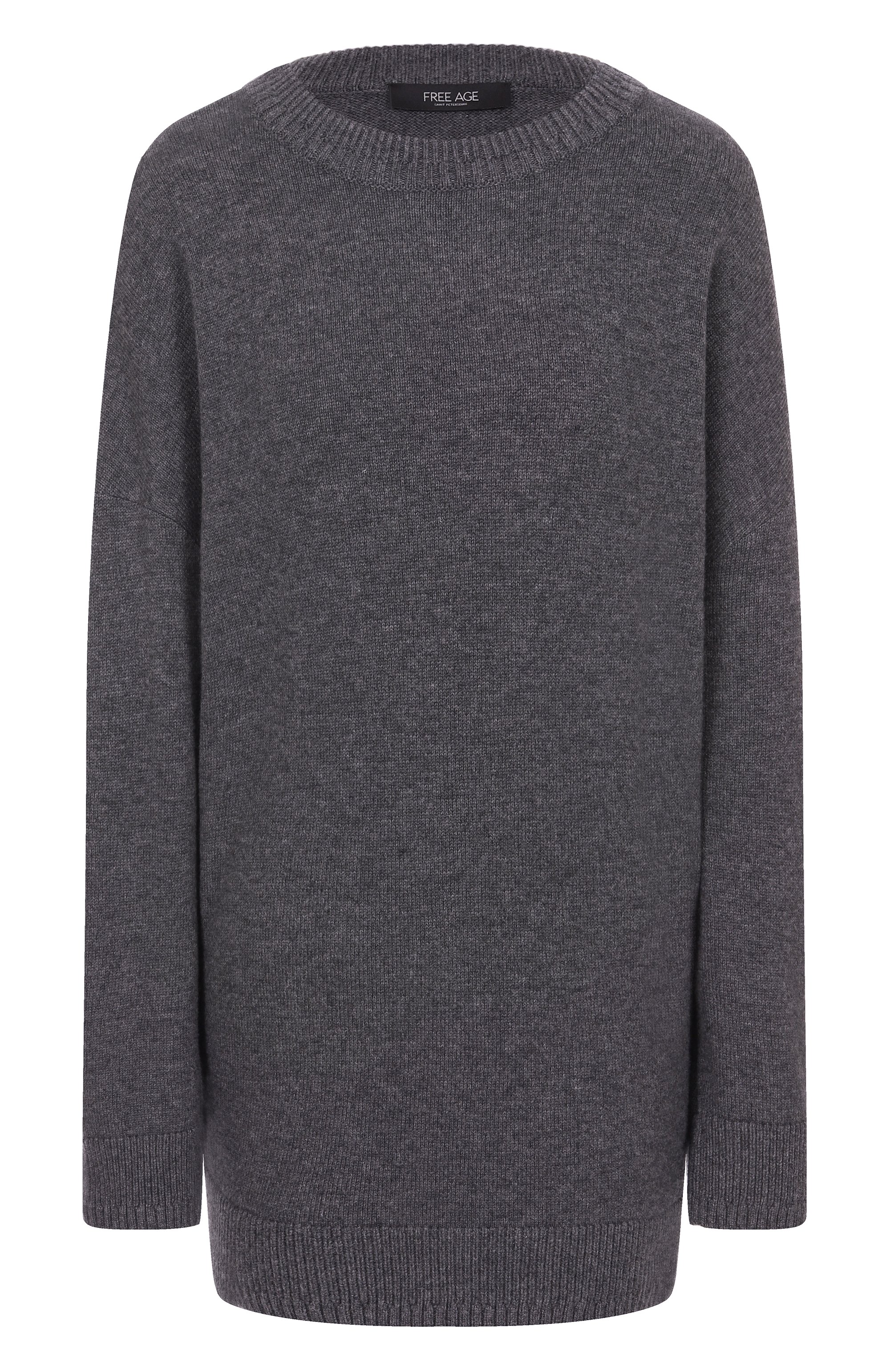 Свитер из шерсти и кашемира FREEAGE серого цвета по цене 47960 руб., арт. W26.JM157.2030.991, фото 1 Свитер из шерсти и кашемира FREEAGE, арт. W26.JM157.2030.991, фото 1