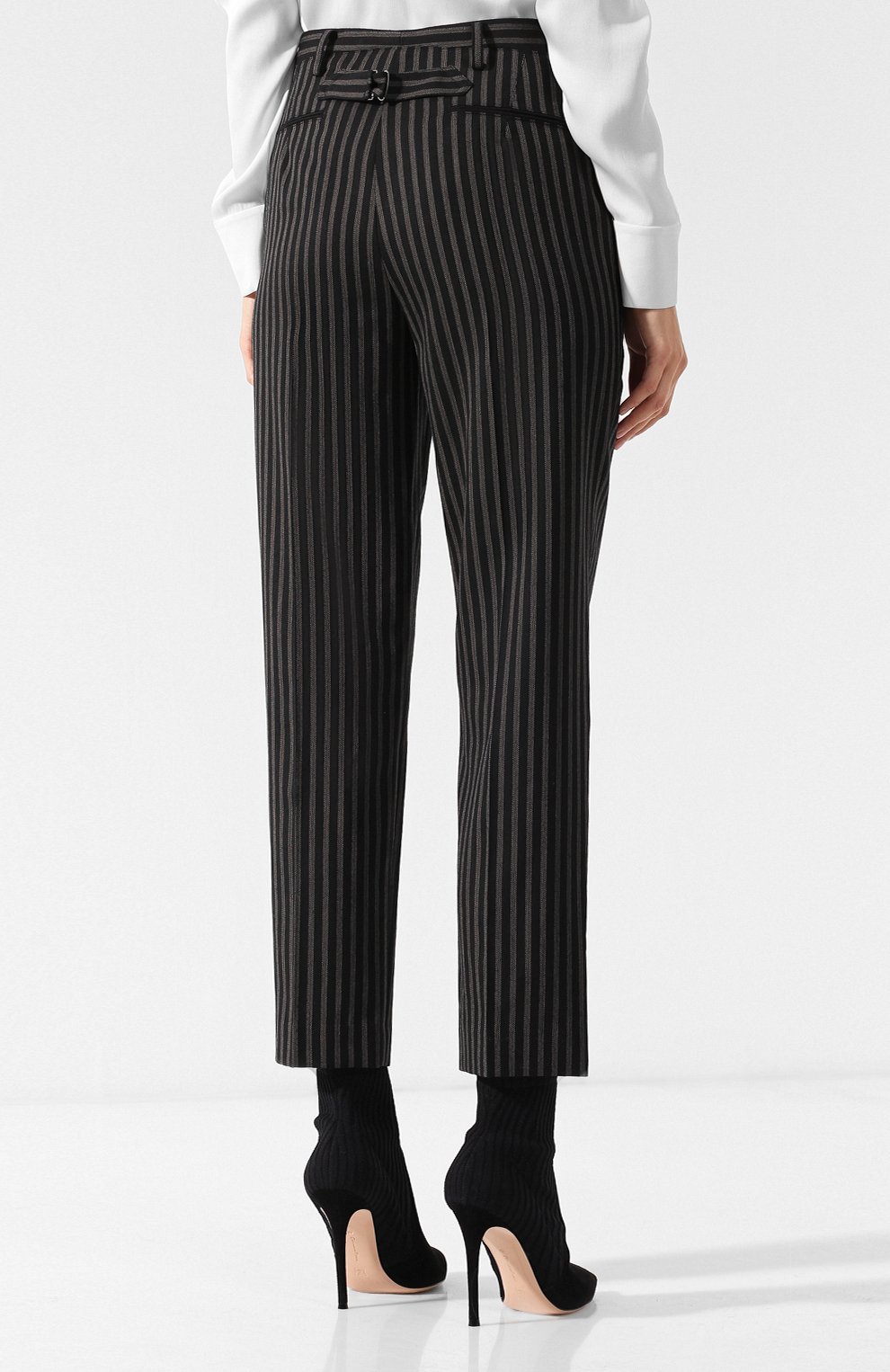 Шерстяные брюки в полоску RALPH LAUREN, арт. 290730062, фото 4