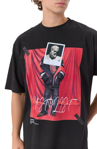 Хлопковая футболка DIEGO VENTURINO, арт. DVTS0ESL, фото 5