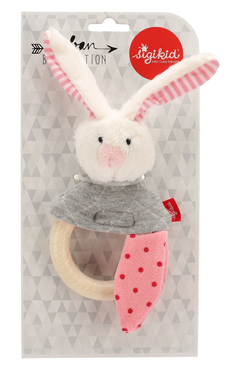 Игрушка розовый кролик SIGIKID, арт. 39037, фото 1